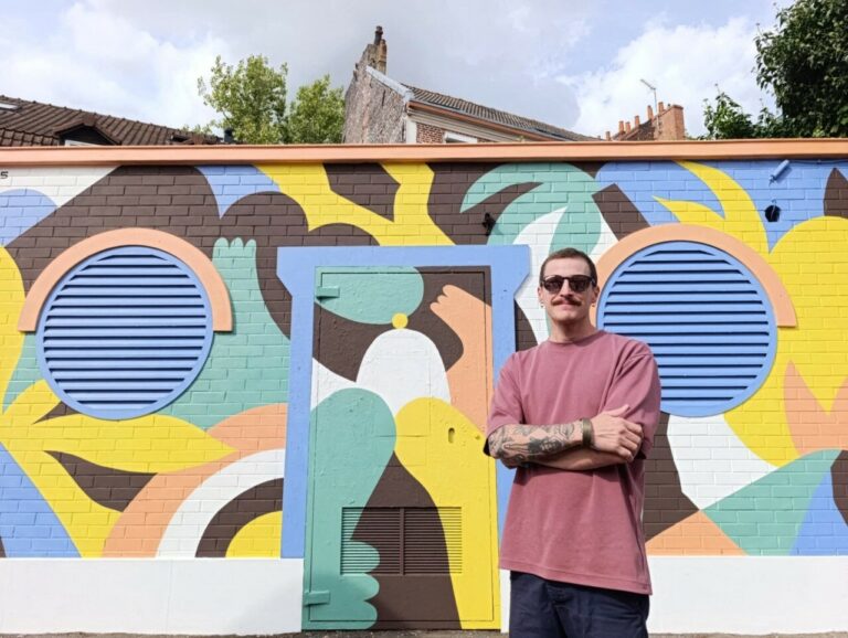 Découvrez la fresque vibrante de Thomas Knuts à Lille