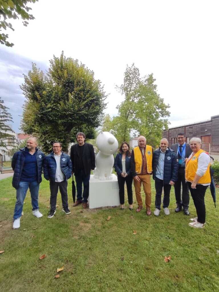 Découvrez la statue offerte par Laszlo Tibay à Lagny !