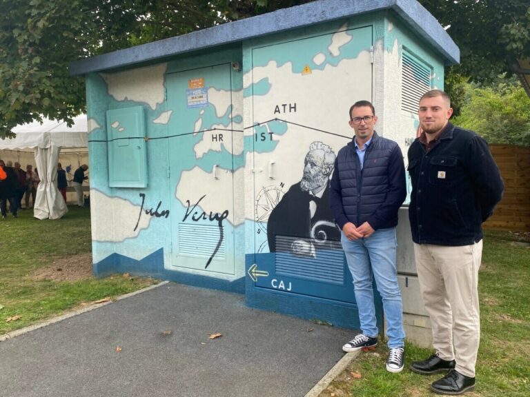 À Poix-de-Picardie, une fresque Jules Verne attire
