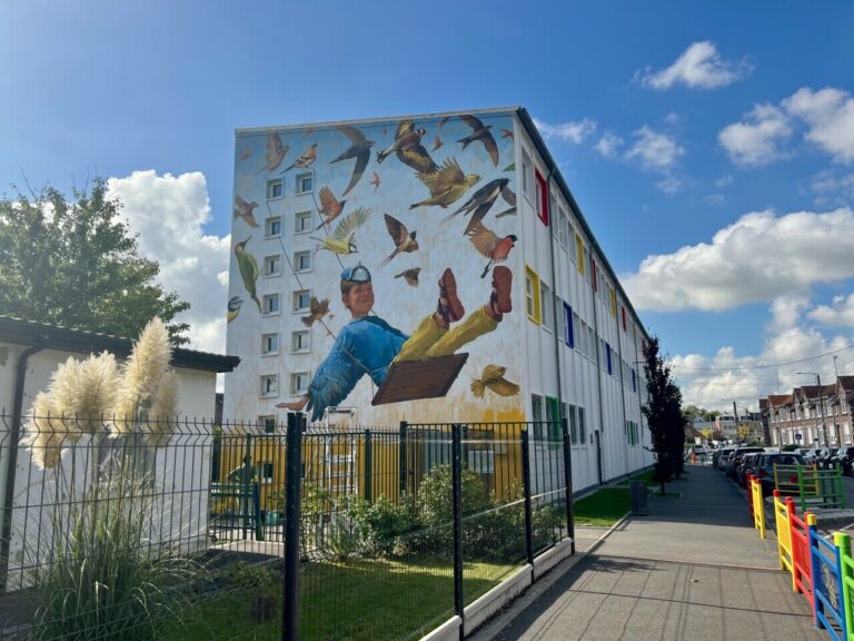 Découvrez la fresque époustouflante à Liévin !
