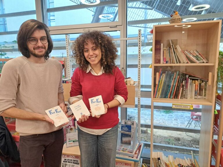 Emma et Aurélien: jeunes éditeurs parisiens audacieux