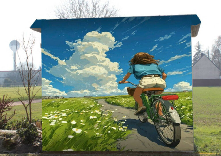 Street-art : Transformateurs de Gasny métamorphosés