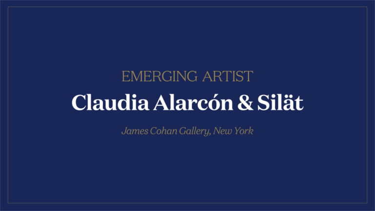 Découvrez l'Artiste Émergente 2025 : Claudia Alarcón