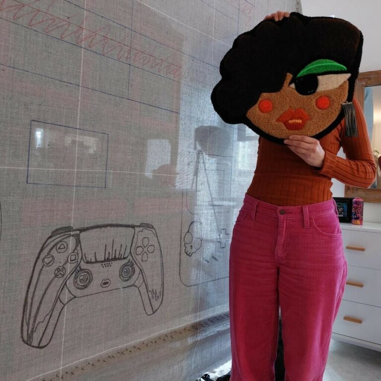 Découvrez les tapis artistiques de Lou à Genêts !