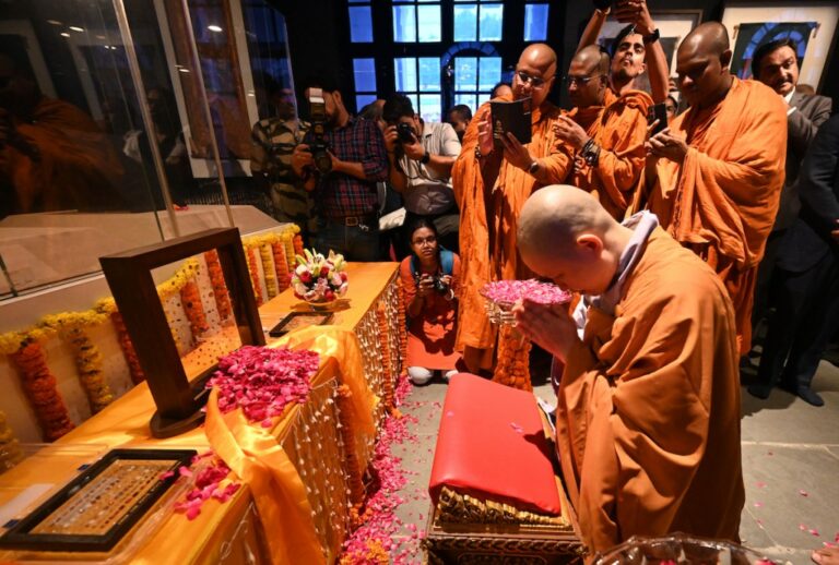 L'Inde Expose des Trésors Bouddhistes Rapatriés