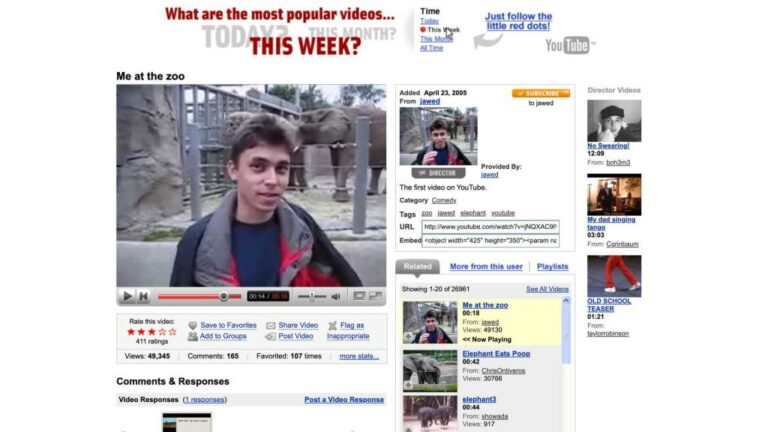 Le V&A Museum Acquiert la Première Vidéo YouTube!