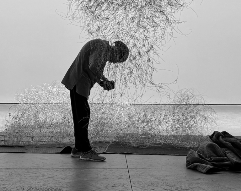 Décès d'Alan Saret, maître des sculptures en fil