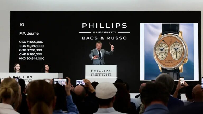 Vente record de montres: Phillips atteint 75,8 M$!