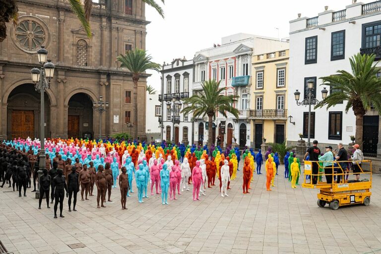 L'Îles Canaries : Tunick Dévoile la Fierté Nue !