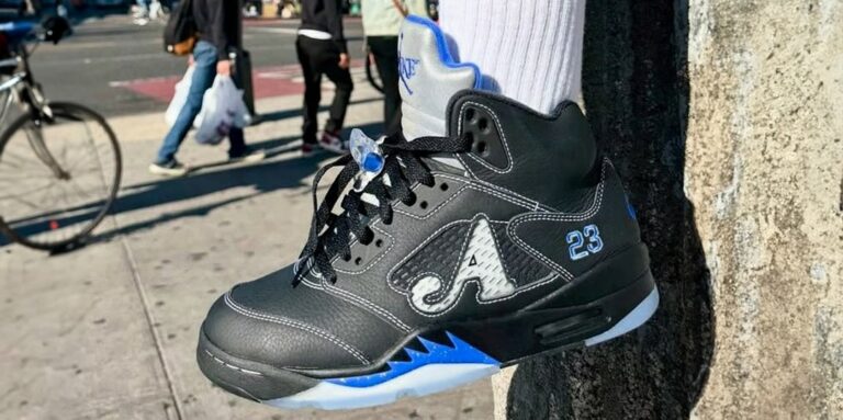 Découvrez les Awake NY x Air Jordan 5 "Racer Blue"