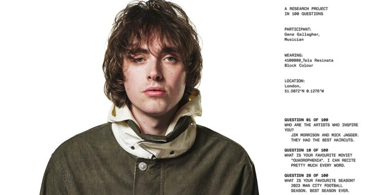 Gene Gallagher: le visage de l'été 25 pour Stone Island