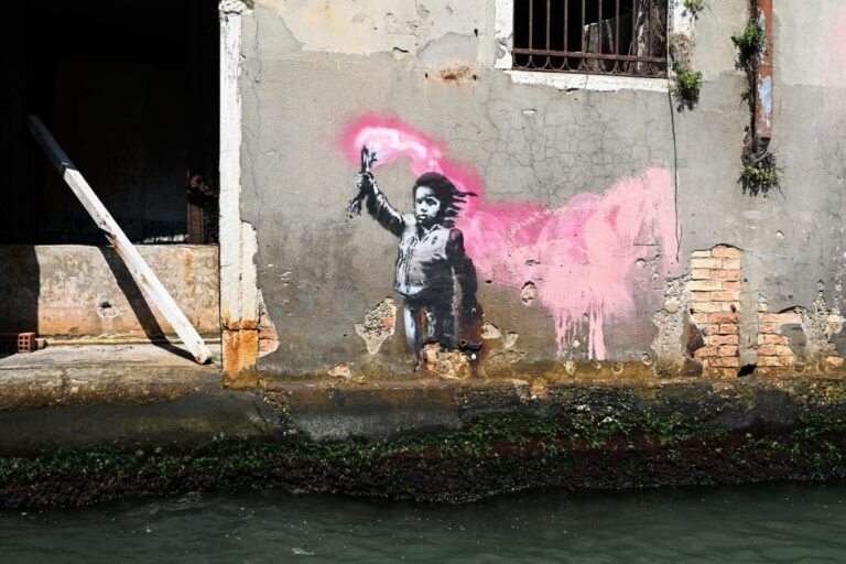 L'œuvre de Banksy à Venise retirée pour restauration
