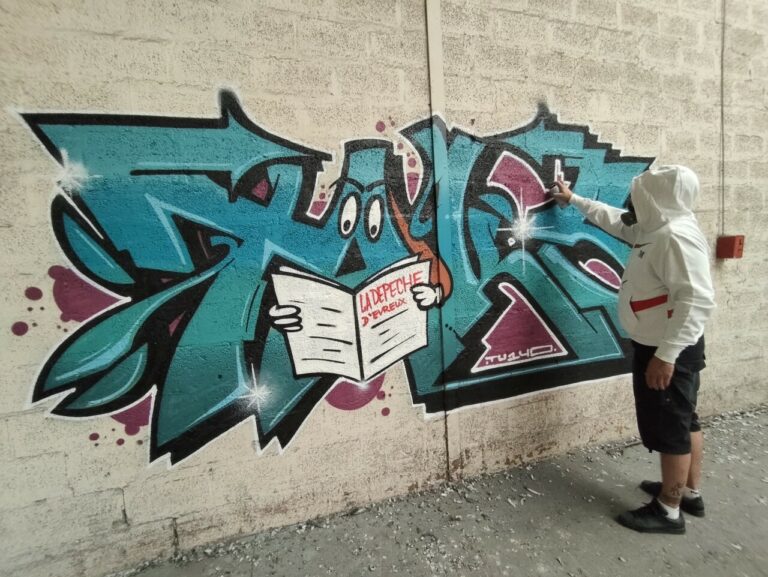 Découvrez le parcours inspirant de Taks, graffeur d'Évreux