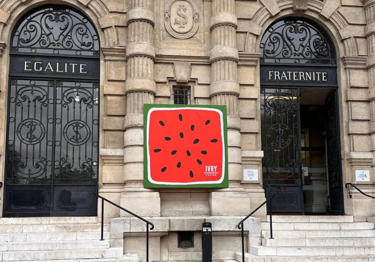 Ivry : une pastèque défie la justice pour Gaza !