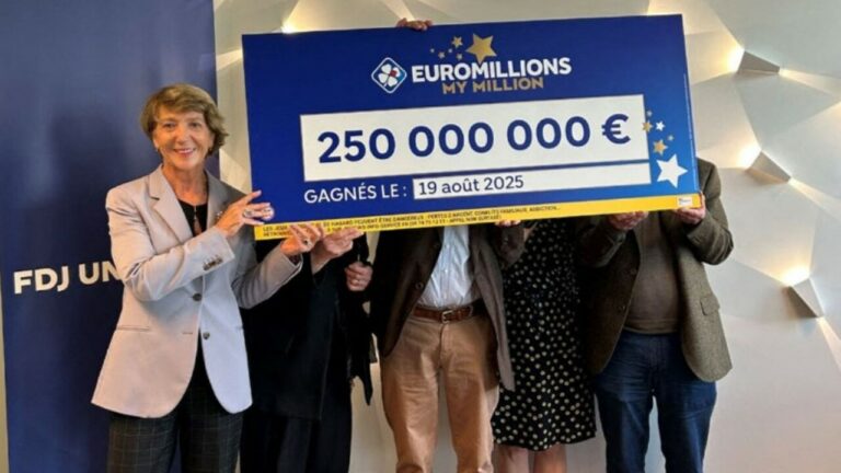 Jackpot : débutants décrochent 250M€ à l'EuroMillions !