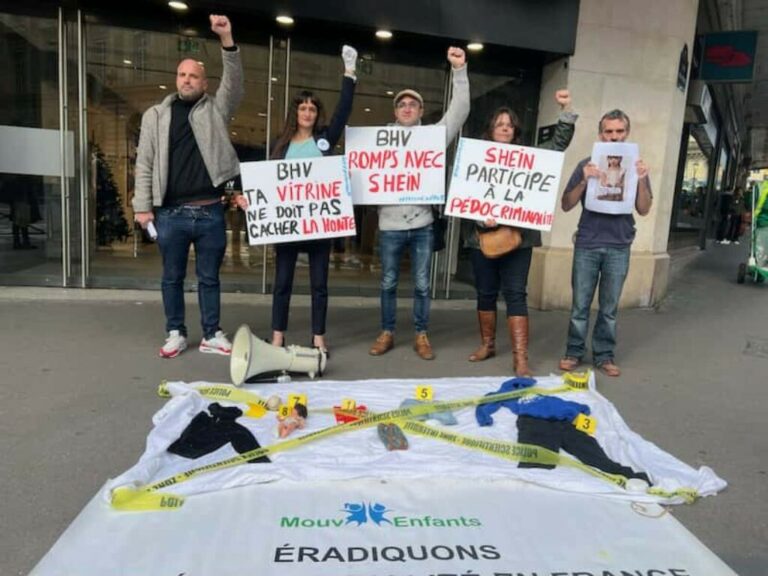 Manifestation contre Shein : scandale des poupées douteuses
