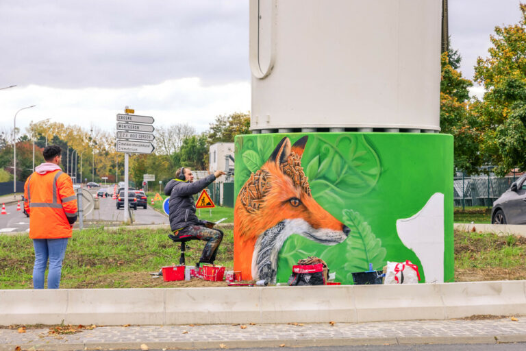 Découvrez les fresques éclatantes du Câble C1 !