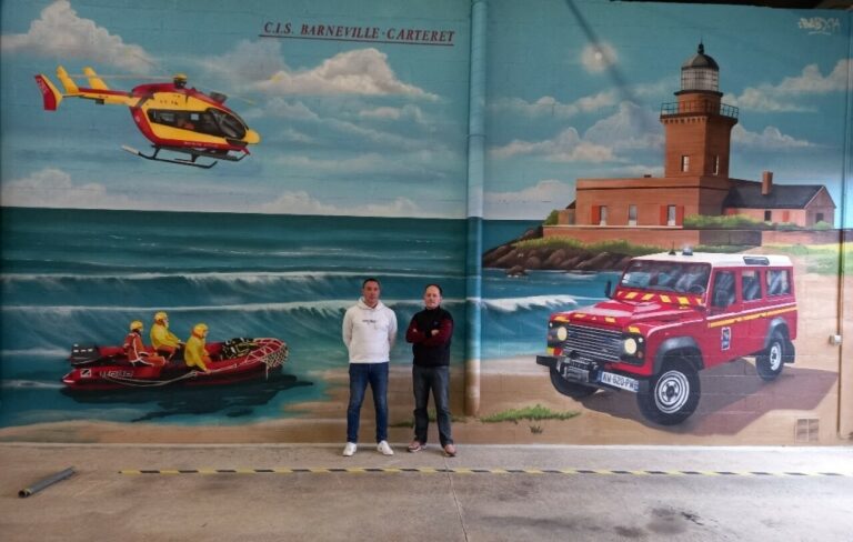 Découvrez les fresques captivantes de Baby.K au centre de secours !