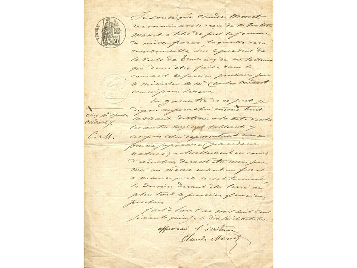 Découverte : Monet Gageait ses Œuvres pour un Prêt