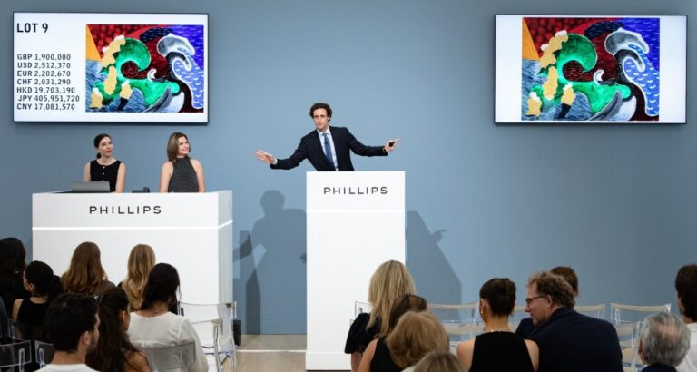 Enchères : Hockney à 3,2 M€ après son décès