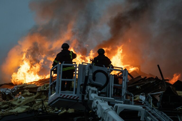 Incendie au Musée de Kherson après une attaque