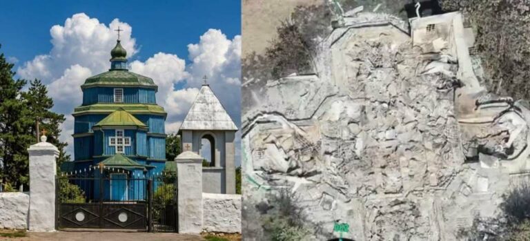 Un drone russe réduit en cendres une église du XVIIIe